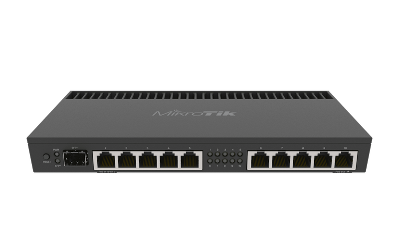 MikroTik RB4011iGS+RM - Router with 10 Gb and 1 SFP+ port