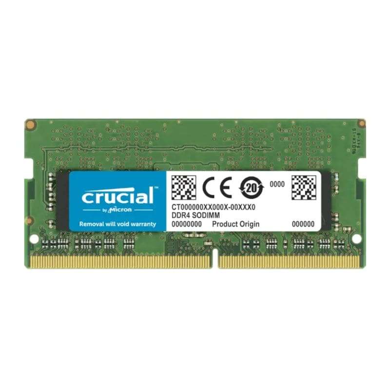 32GB Crucial 3200MHz DDR4 Dual Rank SODIMM Notebook Memory