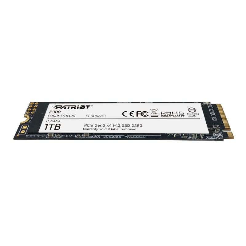 1TB Patriot P300 M.2 PCIe NVMe SSD