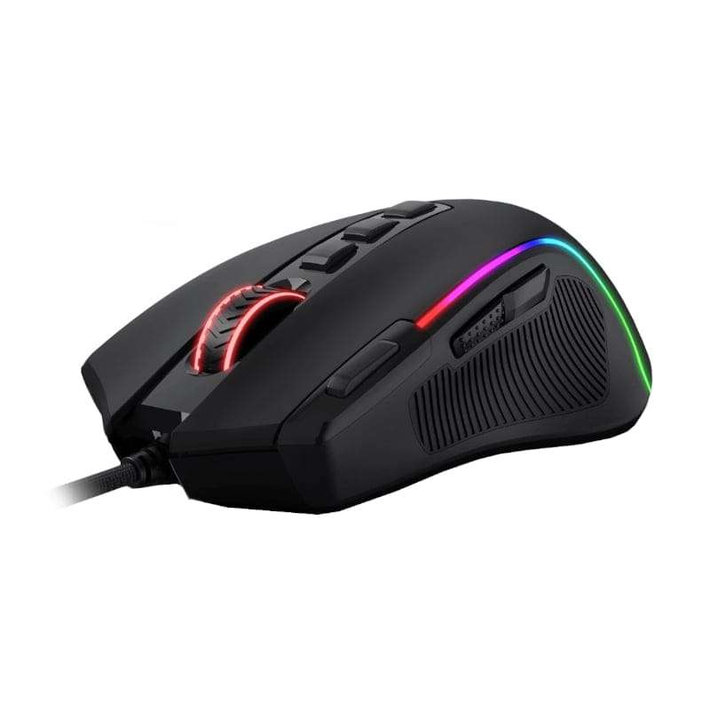 Redragon M612 Predator 4000DPI RGB Ergo Gaming Mouse - Black