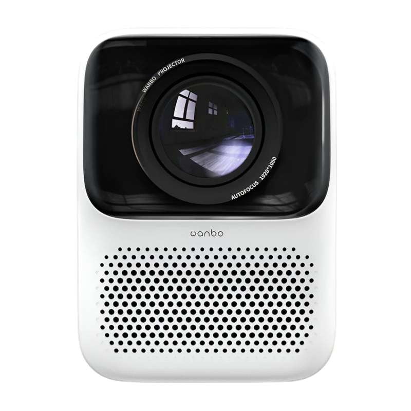 WANBO T2 MAX 1080P 450ANSI Android 9.0 Smart Projector - White