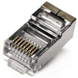 Acconet CAT6 RJ45 Connectors, Shielded, Stranded/Solid Core, 50 Pack