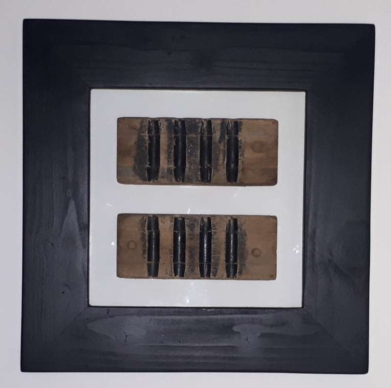 Black Lines  Industrial Wall Art