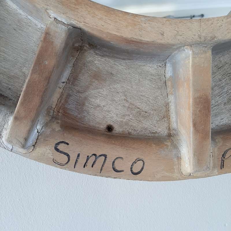 Silver Wheel Mirror