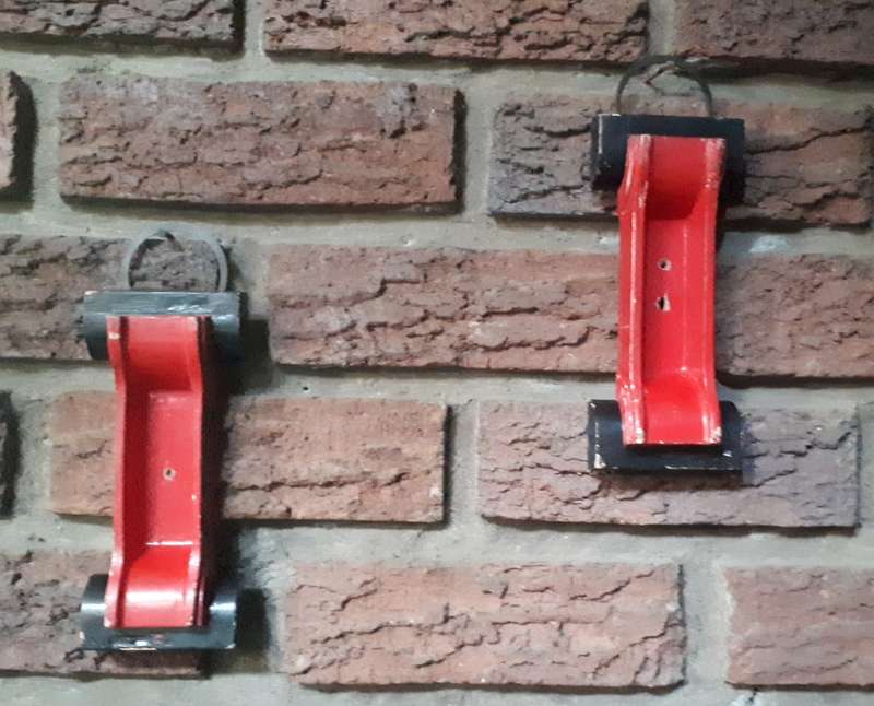 Red hanging car shapes