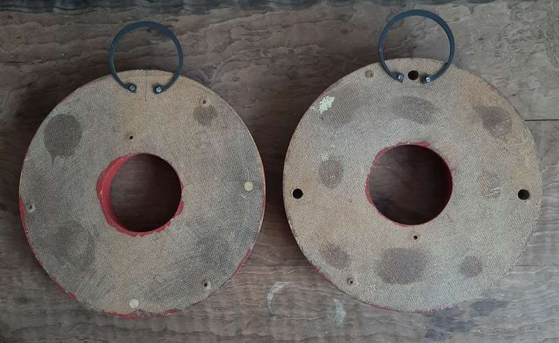 Red hanging round shapes