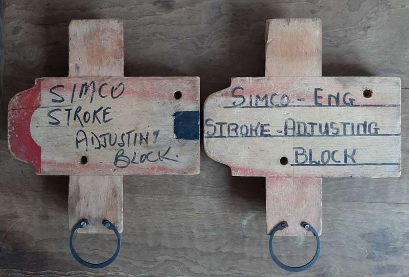 Red hanging Stroke Block shapes
