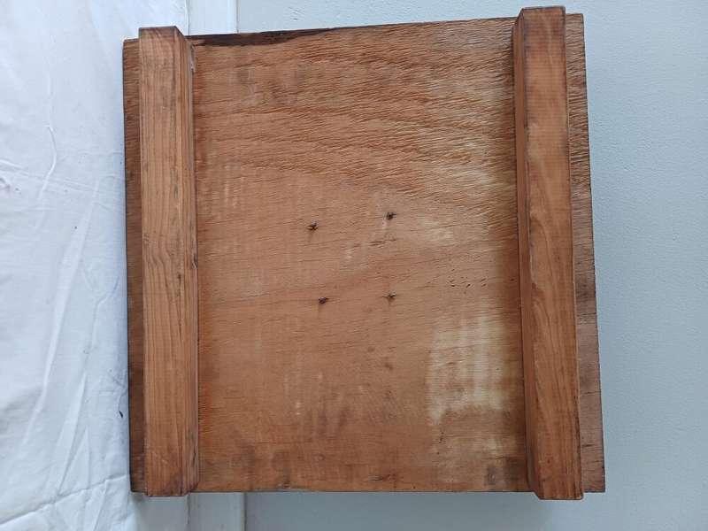 Green one dot - wood wall hanging