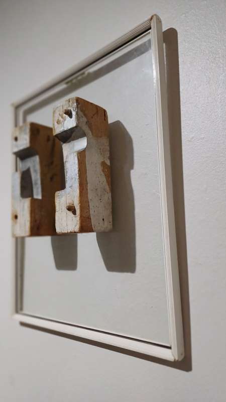 A/5-560 in White frame  wall art