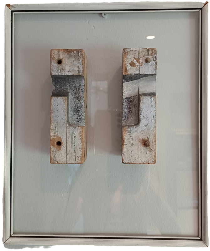 A/5-560 in White frame  wall art
