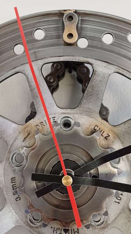 Brake Disc Clock