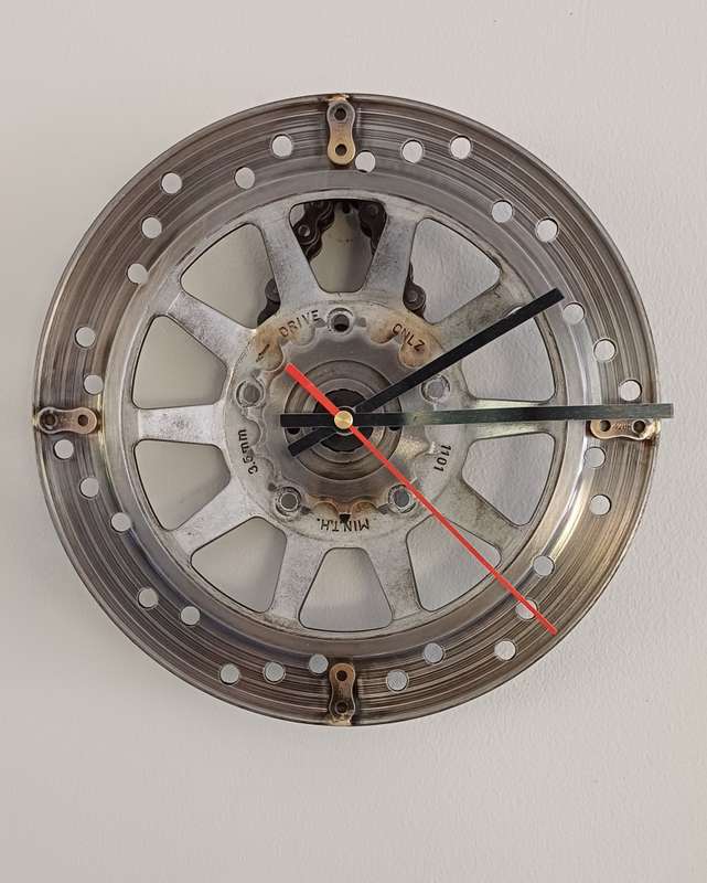 Brake Disc Clock