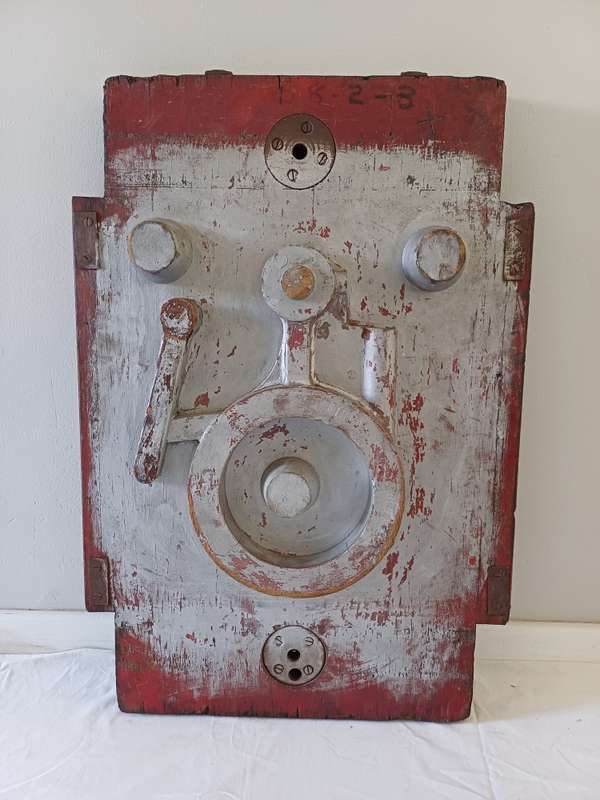 Red, blue, silver wall hanging (set of 2) - Pair 2