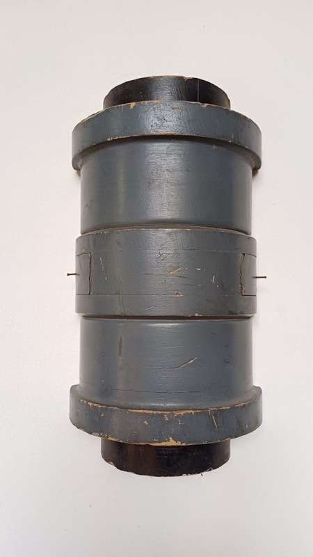 Vintage Machine Pattern Mould Wall Decor  Dark Grey Barrel