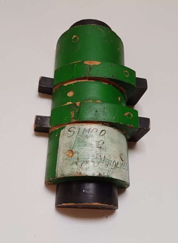 Leaf Green Industrial Wall Hanging Barrel Mould