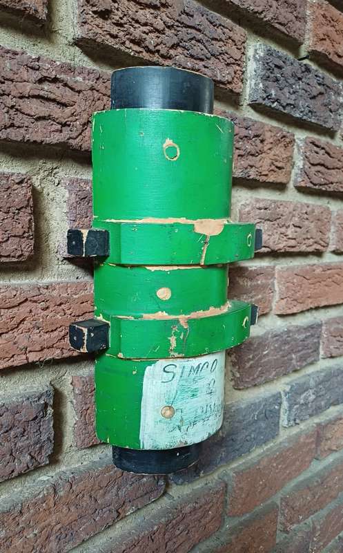 Leaf Green Industrial Wall Hanging Barrel Mould