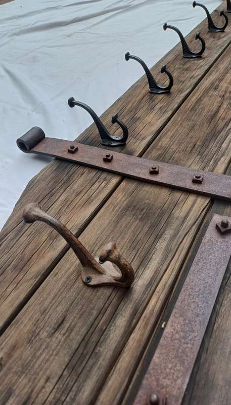 Vintage 1960s Bedford Truck Mud Room Hook Hanger