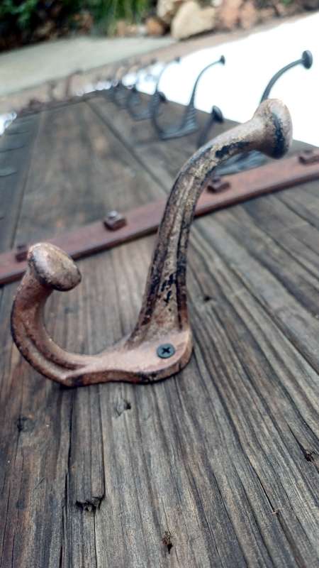 Vintage 1960s Bedford Truck Mud Room Hook Hanger