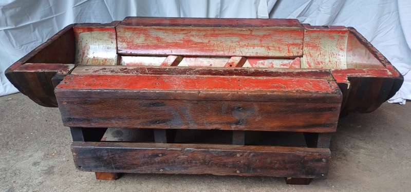 Red Puzzle Coffee Table