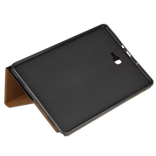 TUFF-LUV Faux Leather Flip case for Samsung Galaxy Tab A 10.1 (P580 P585 2016) S-Pen - Black
