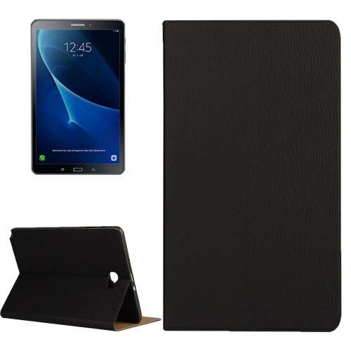 TUFF-LUV Faux Leather Flip case for Samsung Galaxy Tab A 10.1 (P580 P585 2016) S-Pen - Black