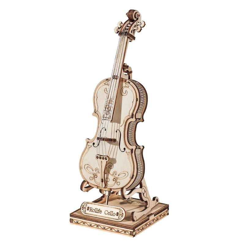 Robotime Cello 3D Wooden Puzzle - 58 Pieces