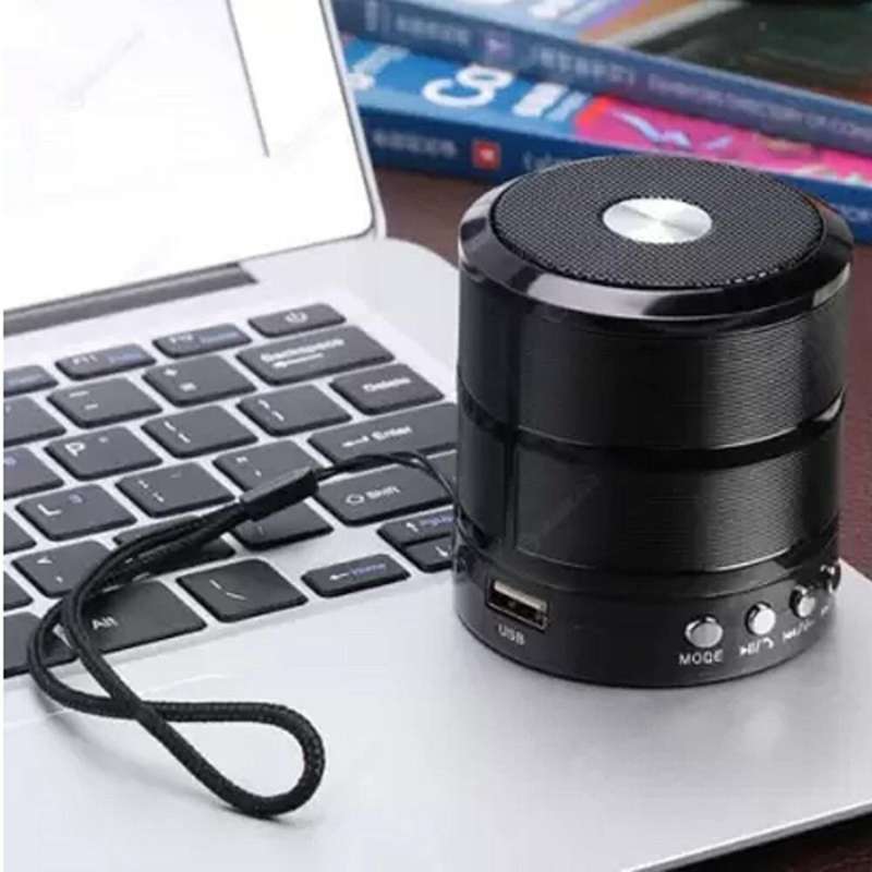 Mini Bluetooth Speaker (Advanced Quality) WS-887 - Black