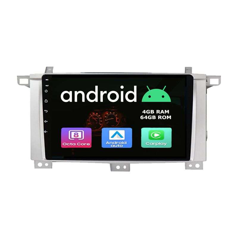 Toyota Land Cruiser 100 2003 - 2008 Android GPS Navigation Bluetooth Radio Unit System