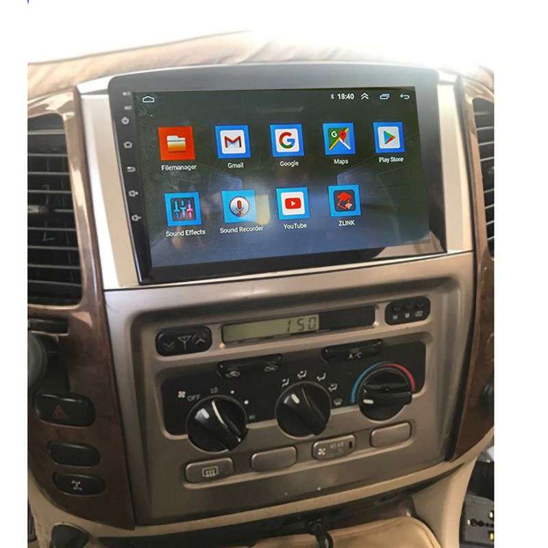 Toyota Land Cruiser 100 2003 - 2008 Android GPS Navigation Bluetooth Radio Unit System