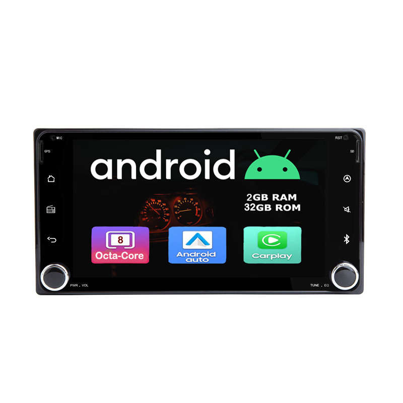 Toyota Hilux Fortuner Double Din Android Touch Screen GPS Navigation Bluetooth USB Radio Unit With C