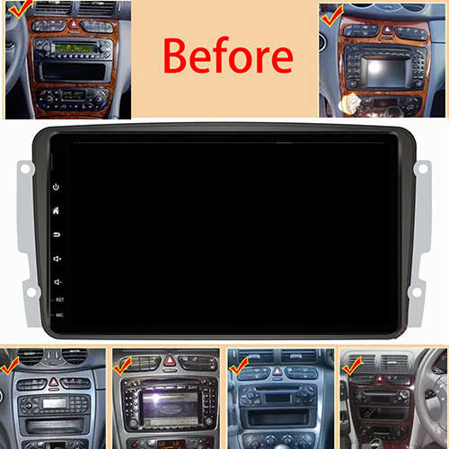 Mercedes Benz C-Class W203 /A-Class W168 (2000-2004) 8 inch Full Touch Navigation Unit