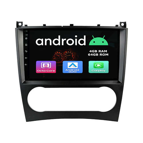 Mercedes Benz C-Class W203 2004 - 2007 CLK W209 9 inch Full Touch Navigation Bluetooth Radio Unit