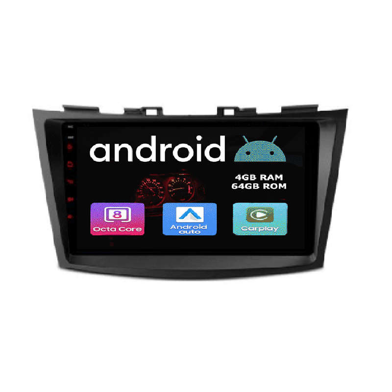 Suzuki Swift 2010 - 2015 GPS Android Navigation Bluetooth Radio Unit System