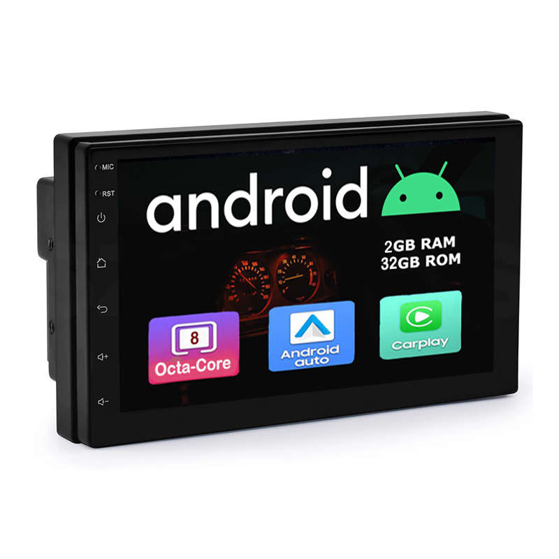 Universal double din 178mm x 100mm GPS Navigation Bluetooth Radio With Carplay
