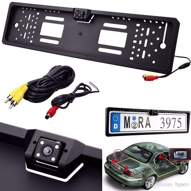 High-definition Car License Plate Holder Camera with night vision LED lights