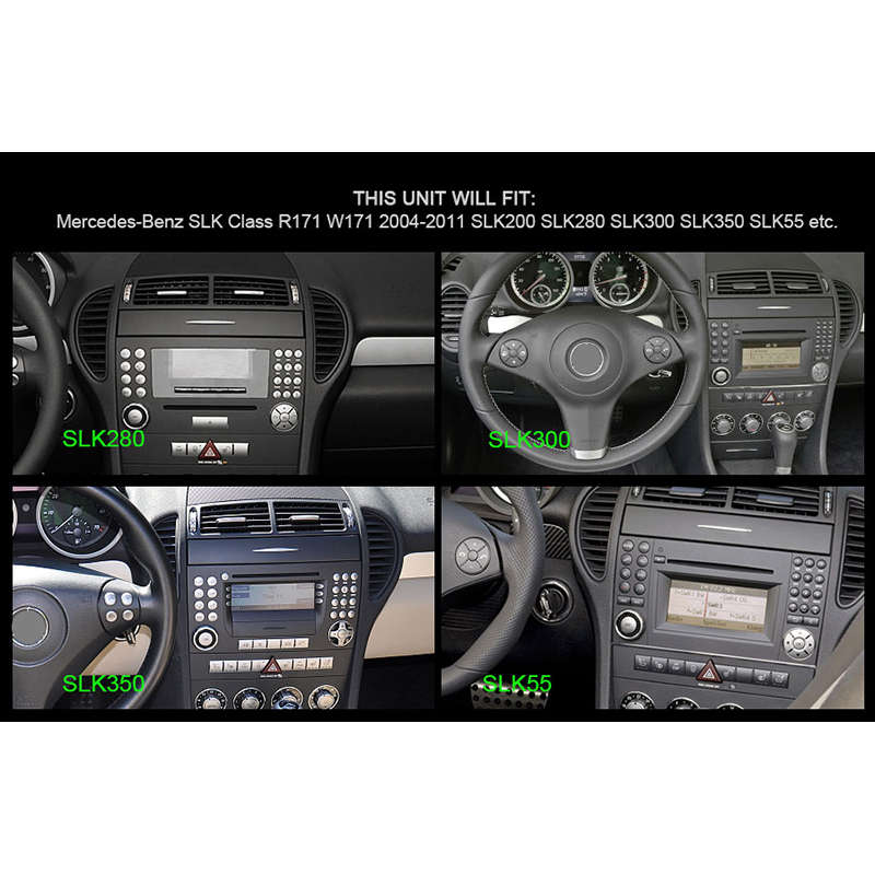 Mercedes Benz SLK Class SLK 200 R171 W171 9 inch Full Touch Navigation Unit