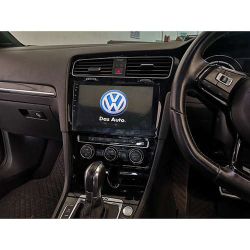 VW Golf 7 GTI R Android Touch Screen GPS Navigation Bluetooth Radio Unit - Black Frame