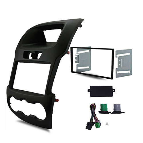 Radio Fascia Trim Plate For Ford Ranger 2011 2012 2013 2014 2015 2016 with Central Locking and hazar
