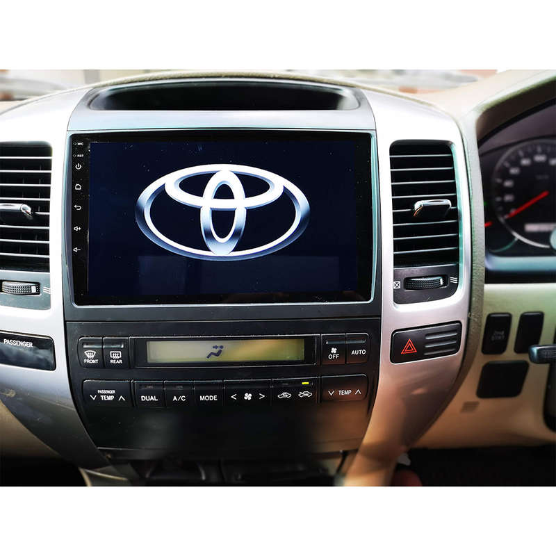 9 Inch Toyota Prado 120 2003- 2009 High Spec Android Touch Screen GPS Navigation Bluetooth Radio Uni