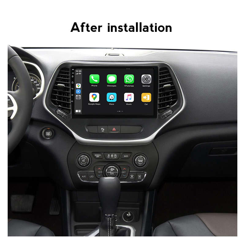 Jeep Cherokee 2014 - 2021 Android GPS Navigation Bluetooth Radio Unit with Carplay