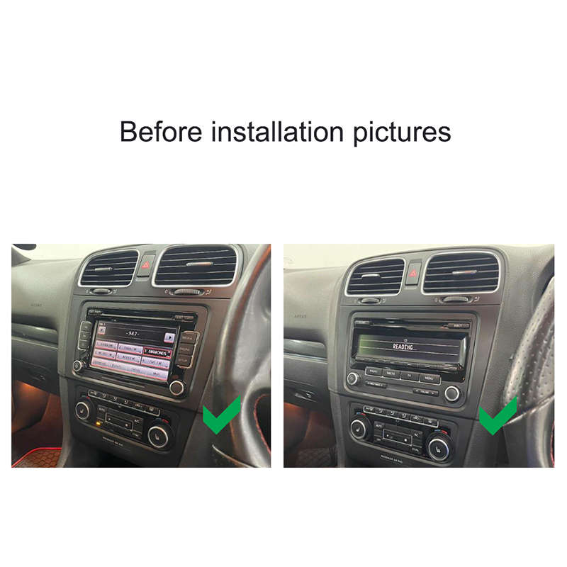 Volkswagen VW Golf 6 Android GPS Navigation Radio with built-in Carplay