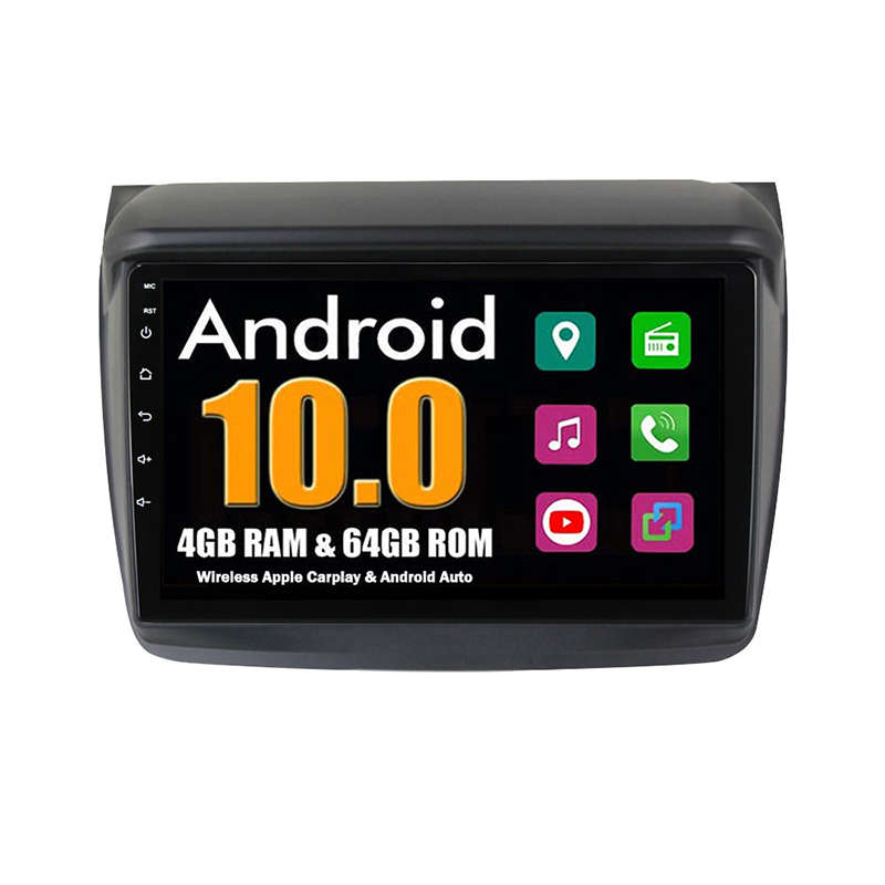 Mitsubishi Triton L200 Pajero 2005 - 2012 GPS Navigation Bluetooth Radio Unit With Carplay