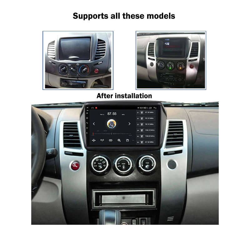Mitsubishi Triton L200 Pajero 2005 - 2012 GPS Navigation Bluetooth Radio Unit With Carplay