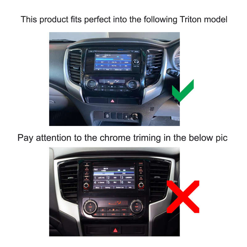 Mitsubishi Triton Fiat Fullback 2017- 2024 Android GPS Navigation Bluetooth Radio Unit With Carplay