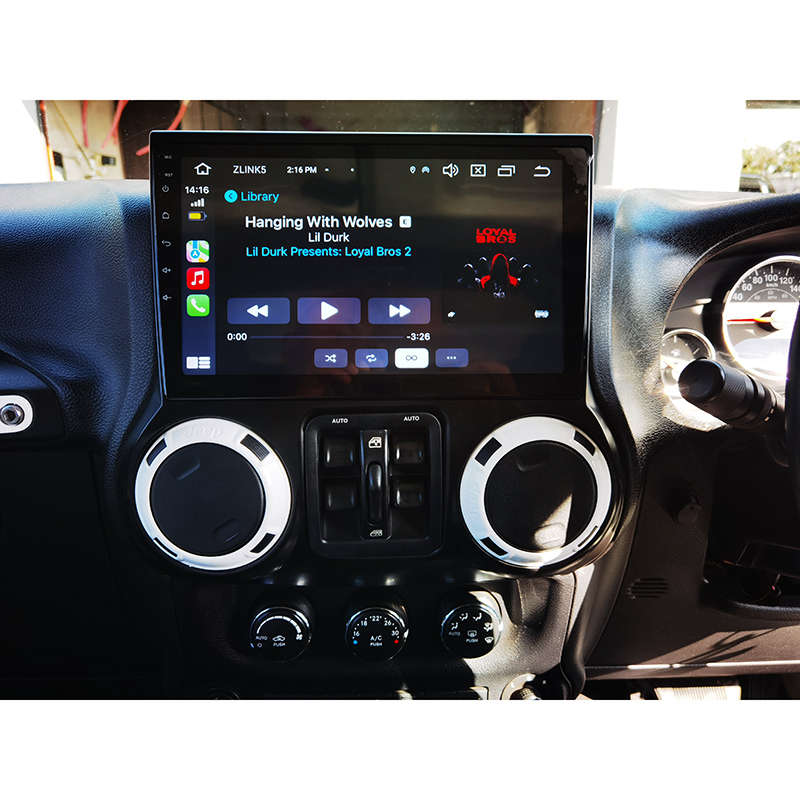 Jeep Wrangler 2011 - 2018 10 Inch Android GPS Navigation Radio with Carplay