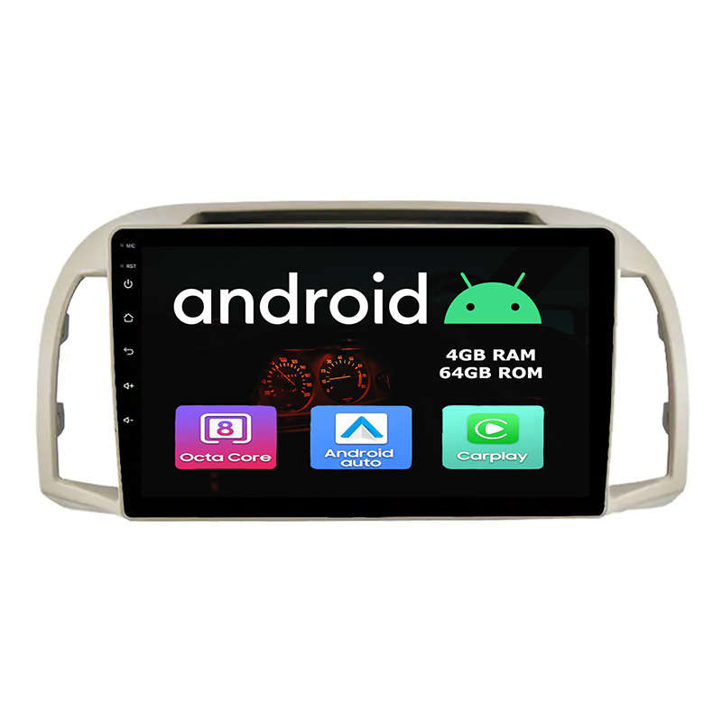 Nissan Micra 2002 - 2010 High Spec Android GPS Navigation Radio Unit with Carplay