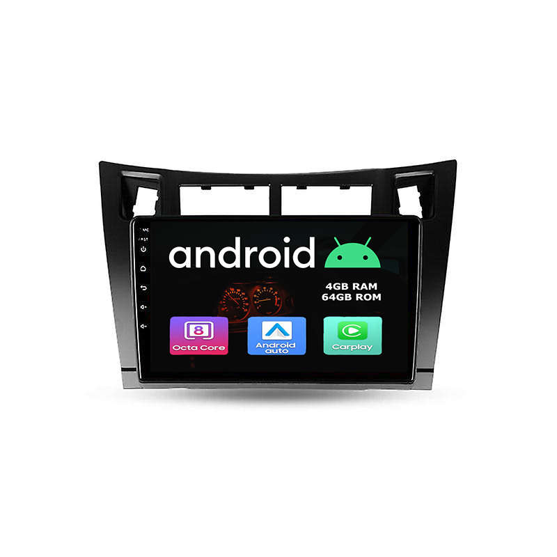 Android GPS Navigation Radio With Carplay for Toyota Yaris 2006 - 2011