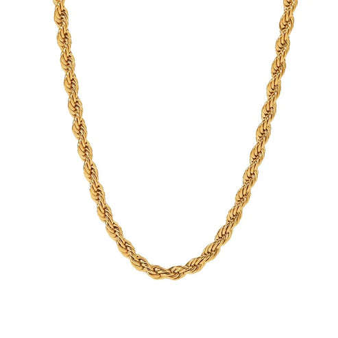 Kandy Rose 18K Rope Necklace