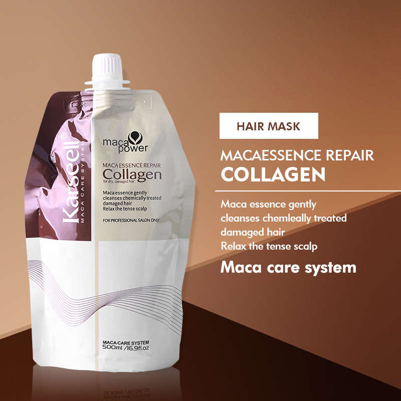 Karseell Maca Powder Collagen Hair Mask - Deep Repair & Frizz Control | 500ml REFILL
