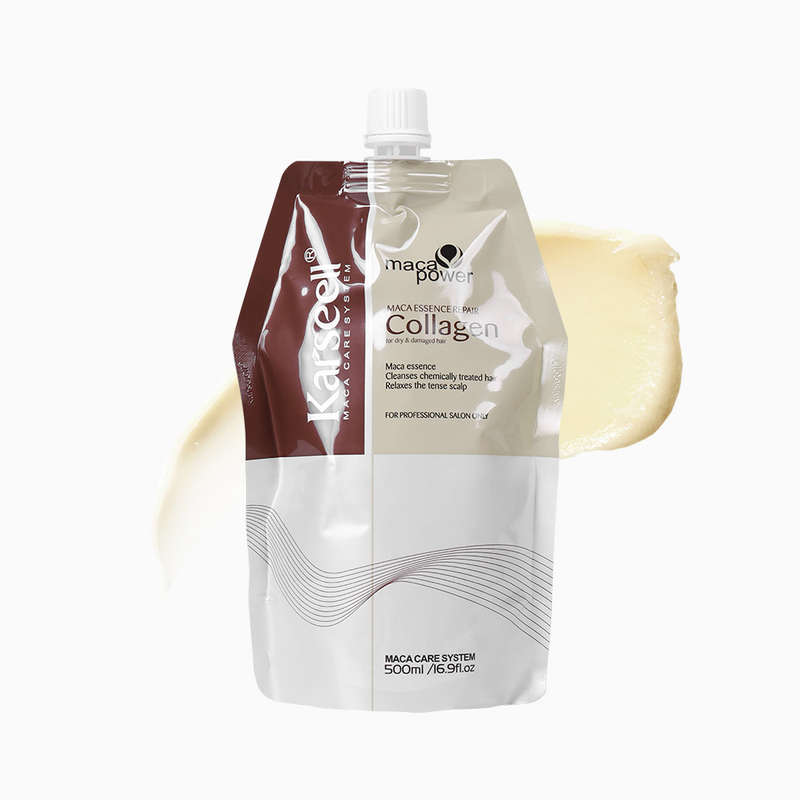 Karseell Maca Powder Collagen Hair Mask - Deep Repair & Frizz Control | 500ml REFILL